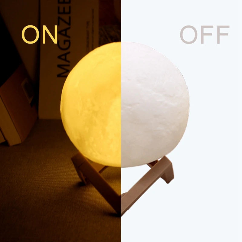 Lampada Luna 3D Smart-Luce Notturna e d'atmosfera