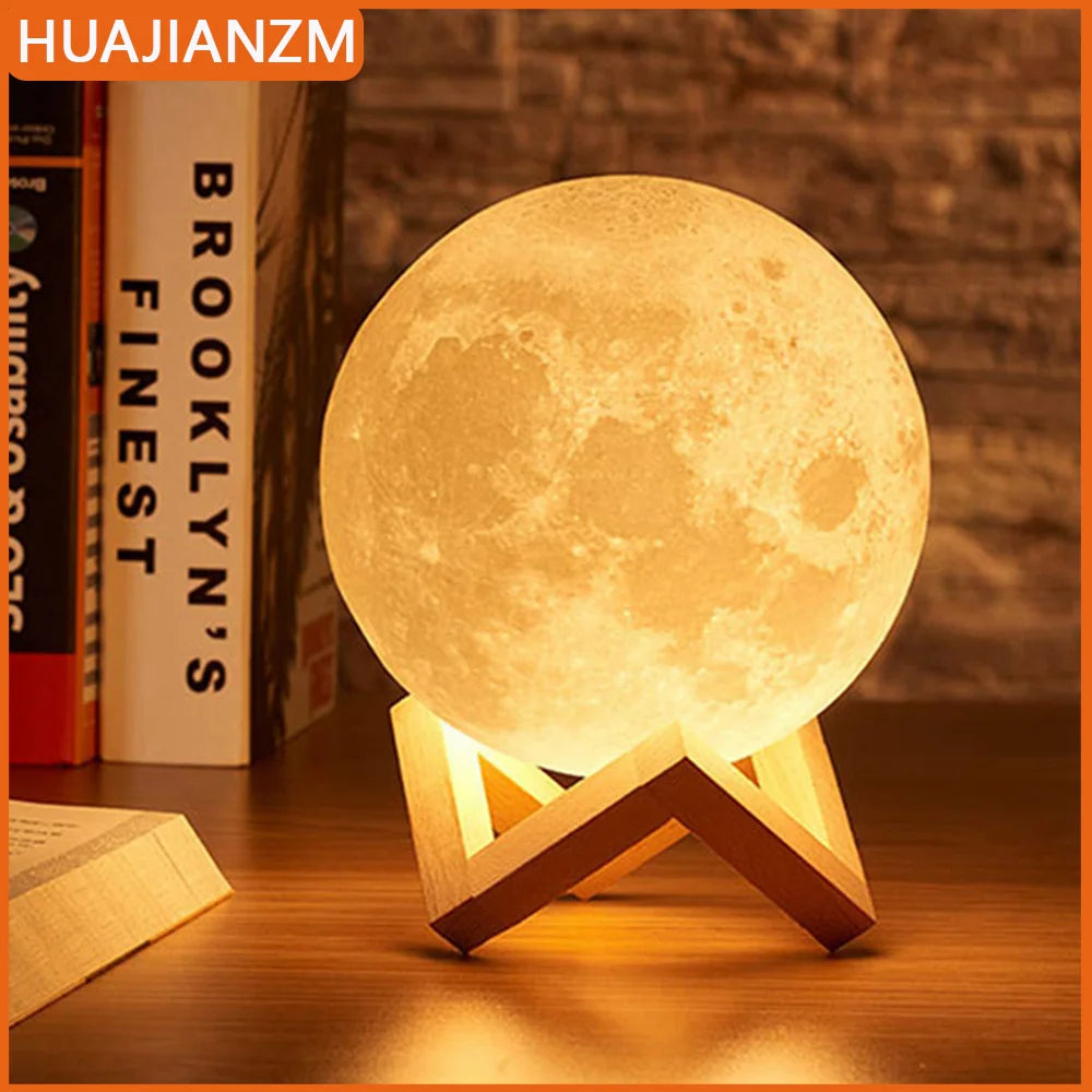 Lampada Luna 3D Smart-Luce Notturna e d'atmosfera