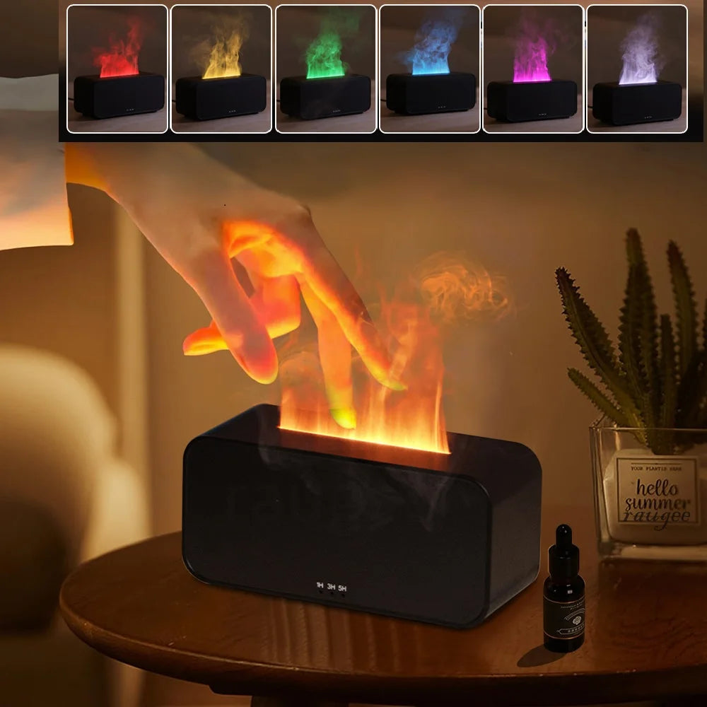 Diffusore Fiamma Nova - Umidificatore con Luce LED
