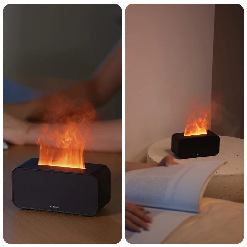 Diffusore Fiamma Nova - Umidificatore con Luce LED