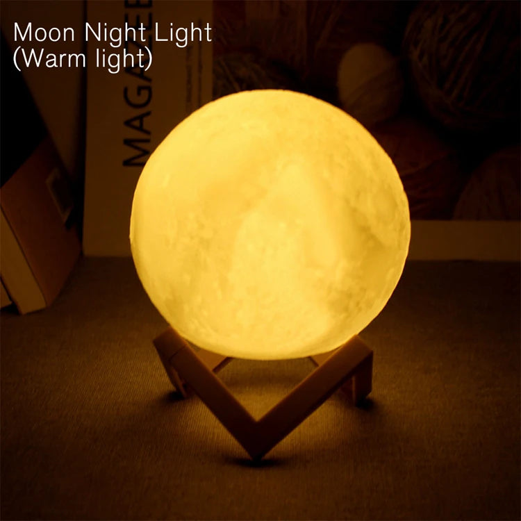 Lampada Luna 3D Smart-Luce Notturna e d'atmosfera