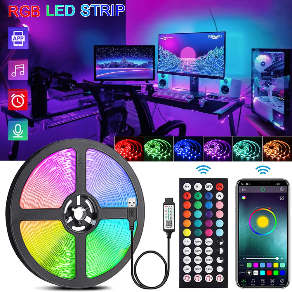 Strisce LED RGB per Camera da Letto e Gaming